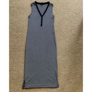 J Crew Stripe Maxi Midi Dress